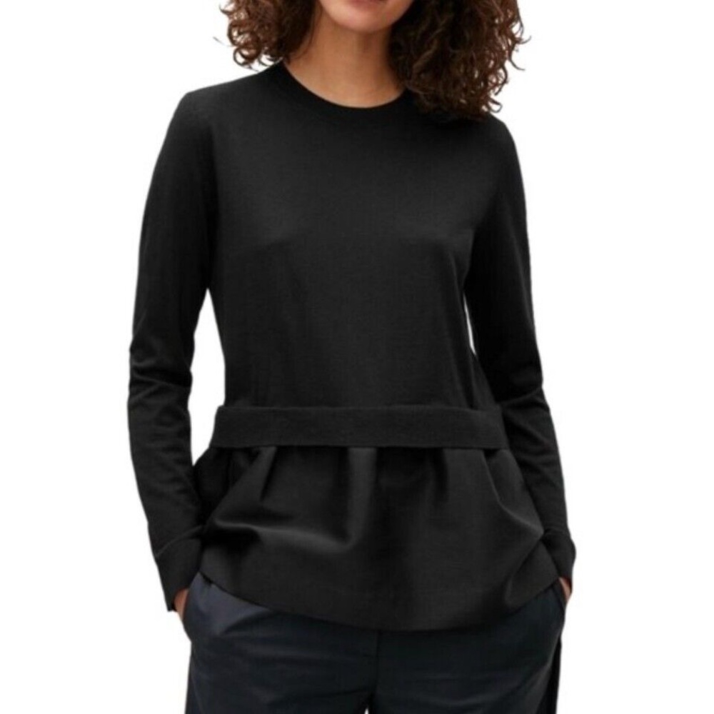 COS wool/silk top